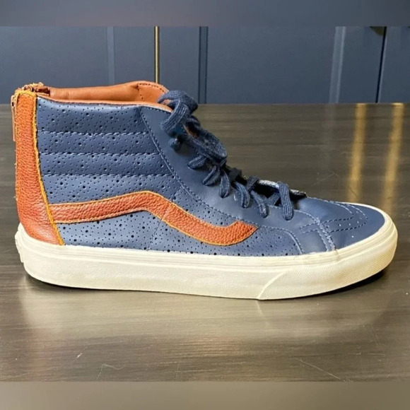 BNWB VANS SK8-HI REISSUE ZI (LEATHER  PERF) - Picture 1 of 7